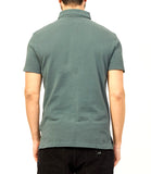 AX ARMANI U Polo basic con piccolo logo verde