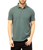 AX ARMANI U Polo basic con piccolo logo verde