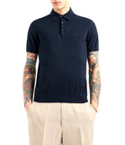 AX ARMANI U Polo in maglia NAVY