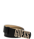 GUESS ACC D COL Cintura meridian con fibbia logo GUESS h 3.5 cm nero