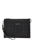 GUESS ACC D PRE Pochette a mano logo trapuntata nero