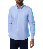 NORTH SAILS U Camicia casual in cotone botton down con piccolo logo celeste