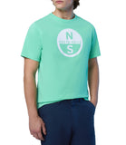 NORTH SAILS U T-shirt basic maxi logo verde