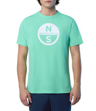 NORTH SAILS U T-shirt basic maxi logo verde