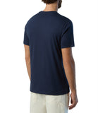 NORTH SAILS U T-shirt basic comfort fit piccolo logo NAVY