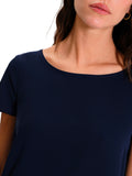 Blusa a scatoletta in raso