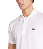 LACOSTE U Polo maniche corte logo 1212 bianco