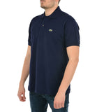 LACOSTE U Polo maniche corte logo 1212 blu