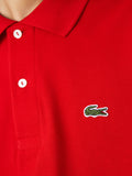 LACOSTE U Polo maniche corte logo 1212 rosso