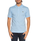 LACOSTE U Polo maniche corte logo 1212 cielo