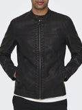 ONLY&SONS Giubborro Mike racer jacket nero