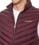 AX ARMANI U Gilet smanicato trapuntato con logo BORDEAUX