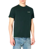 AX ARMANI U T-shirt basic con logo VERDE MILITARE