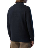 NORTH SAILS U Cardigan in cashmere con zip grigio