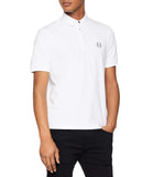 AX ARMANI U Polo bianca in cotone con piccolo logo bianco