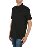 AX ARMANI U Polo in cotone con logo nero