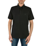 AX ARMANI U Polo in cotone con logo nero