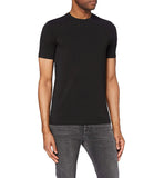 AX ARMANI U T-shirt con piccolo logo nero