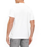 CK J U PRE T-shirt logo repeat bianco