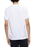 EA7 U T-shirt con tag logo EA7 bianco