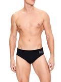 EA7 U Slip uomo basic con piccolo logo EA7 nero