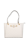 GUESS ACC D PRE Shopping bag tote Izzy peony noel bianco